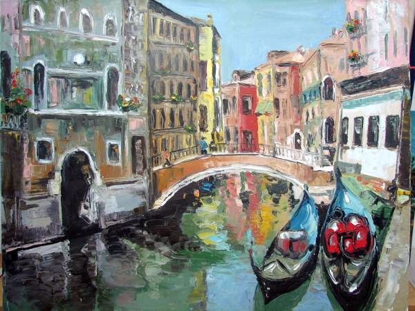 Венеция 2. Холст-масло, 68 x 88 см.